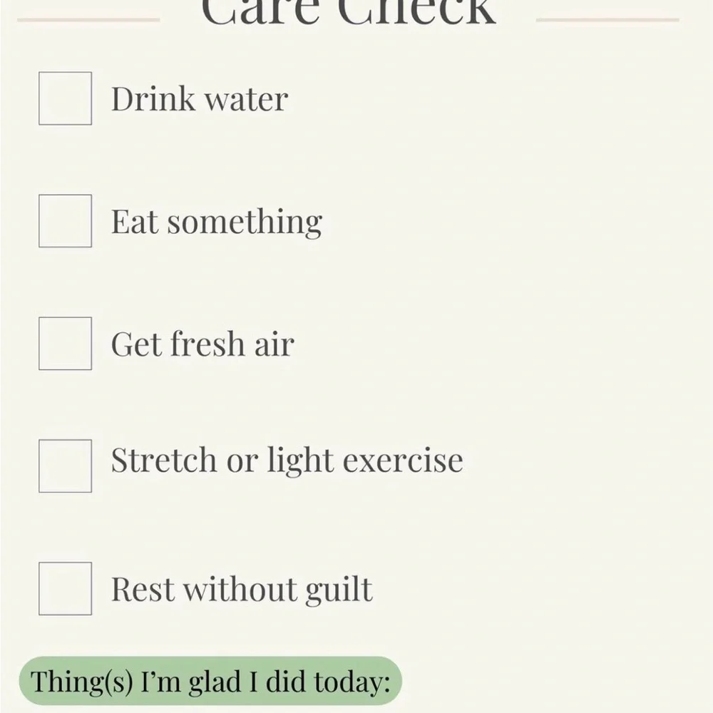 7 day Digital reset planner